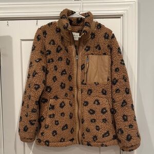 Leopard Print A&F Jacket